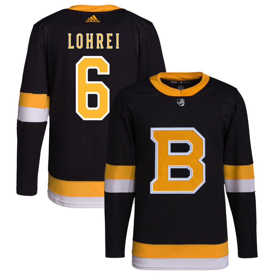 Mason Lohrei Boston Bruins Alternate Primegreen Authentic Pro Jersey - Black