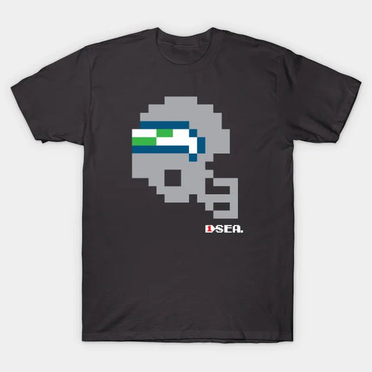 Sea Seahawks Tecmo Bowl Helmet T-Shirt