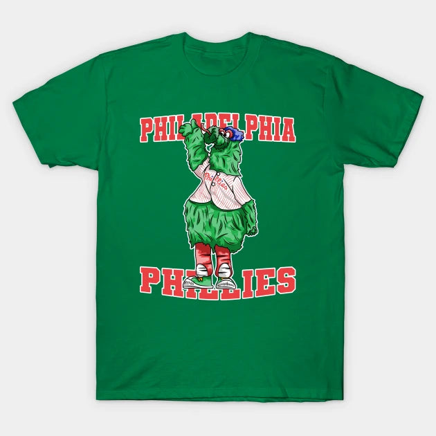 The Green Philiies Cartoon T-Shirt