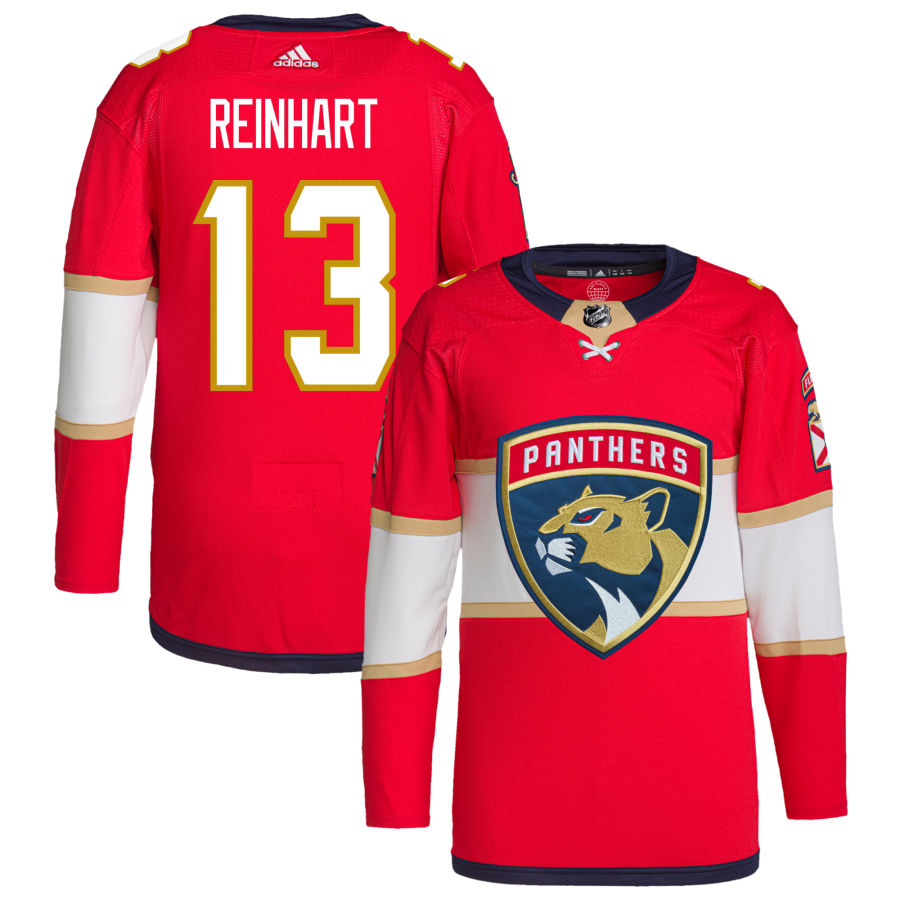 Sam Reinhart Florida Panthers Home Primegreen Authentic Pro Jersey - Red