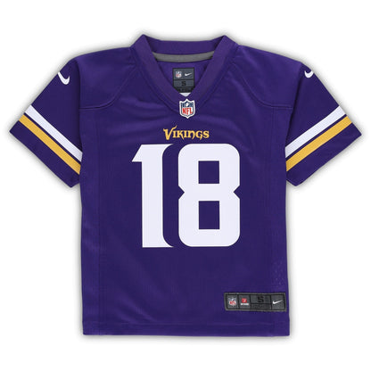 Preschool Justin Jefferson Purple Minnesota Vikings Game Jersey