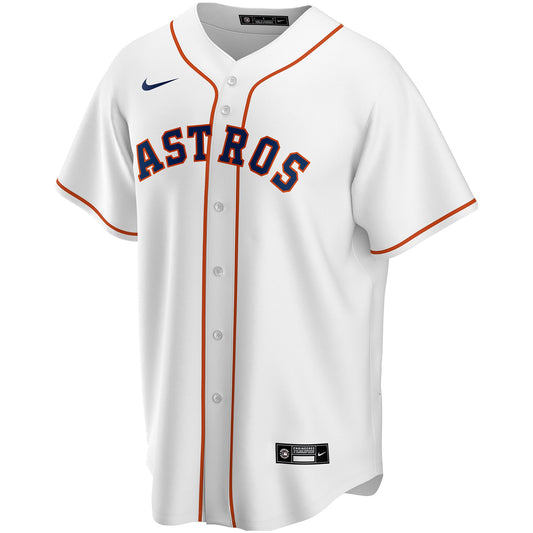 Houston Astros Home Replica Custom Jersey - White