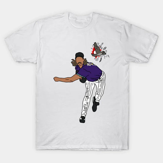 Randy Johnson Hits The Bird T-Shirt