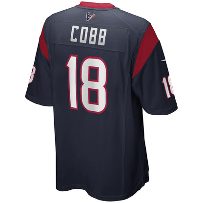 Randall Cobb Houston Texans Game Player Jersey - Navy