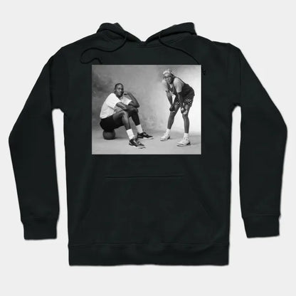 Air & Mars - Black & White Hoodie