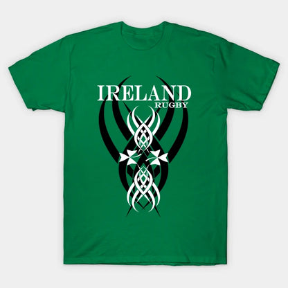 Ireland Rugby 6 Nations Championship Celtic Tattoo Logo T-Shirt