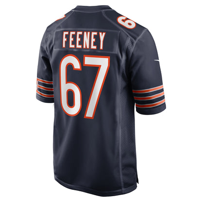 Dan Feeney Chicago Bears Team Game Jersey - ?Navy