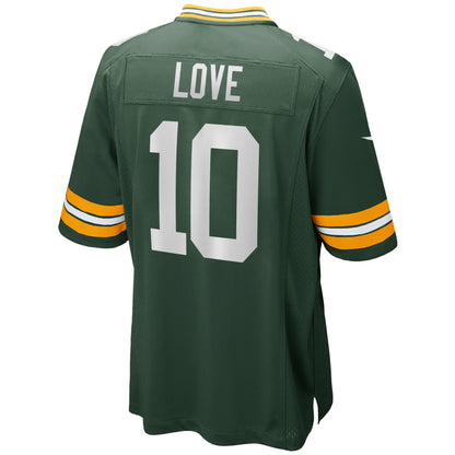 Jordans Love Green Bay Packers Player Game Jersey - Green