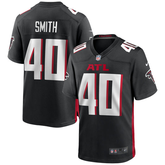 Keith Smith Atlanta Falcons Game Jersey - Black