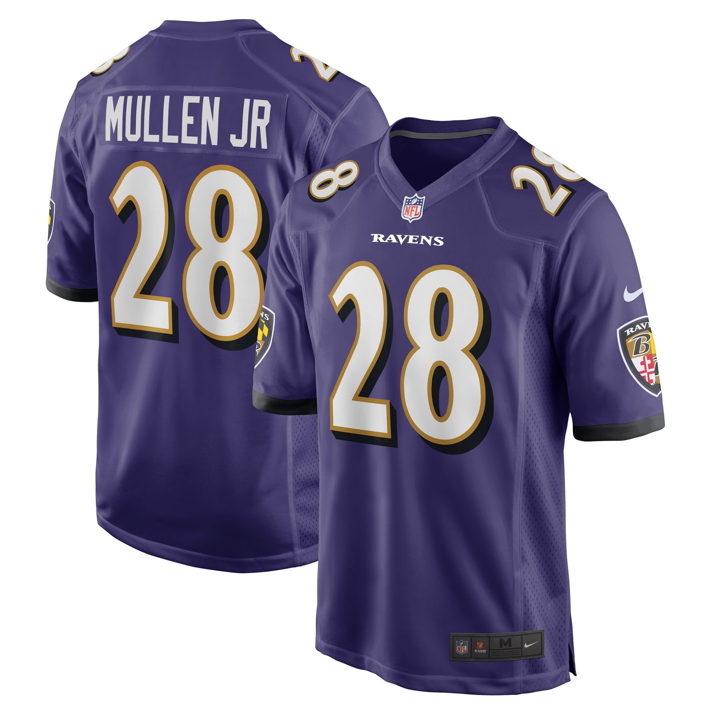 Trayvon Mullen Jr. Baltimore Ravens Team Game Jersey - ?Purple