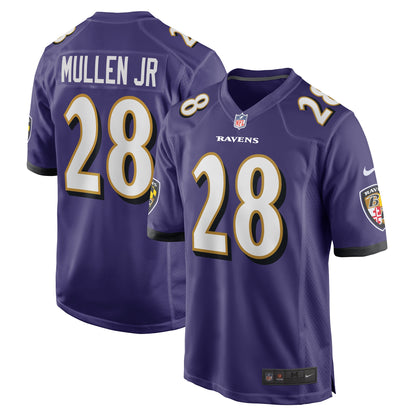 Trayvon Mullen Jr. Baltimore Ravens Team Game Jersey - ?Purple