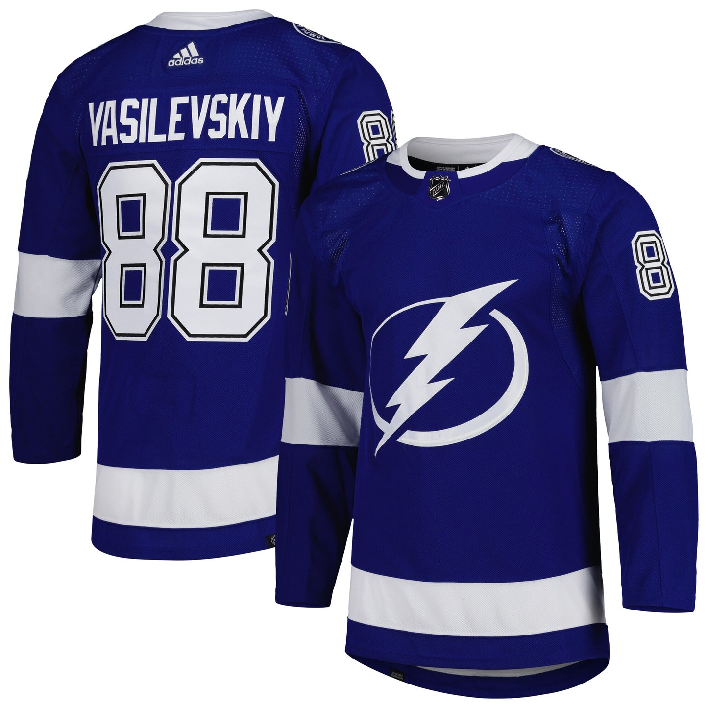 Andrei Vasilevskiy Tampa Bay Lightning Home Primegreen Authentic Pro Player Jersey - Blue