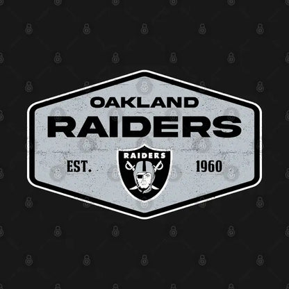 Vintage Badge Oakland Raiders Hoodie