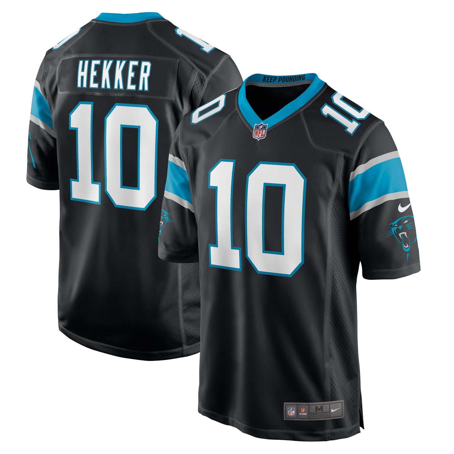 Johnny Hekker Carolina Panthers Game Player Jersey - Black