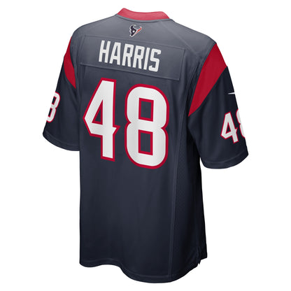 Christian Harris Houston Texans Game Player Jersey - Navy