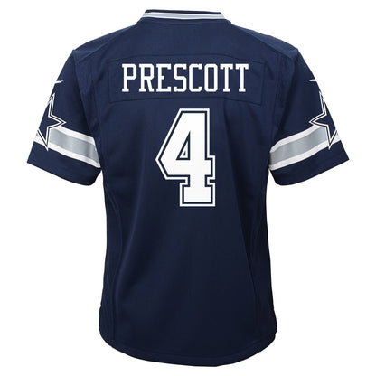 Dak Prescott Dallas Cowboys Toddler Team Game Jersey - Navy