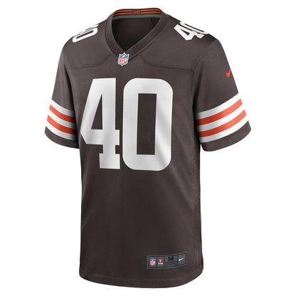 Johnny Stanton Cleveland Browns Game Jersey - Brown