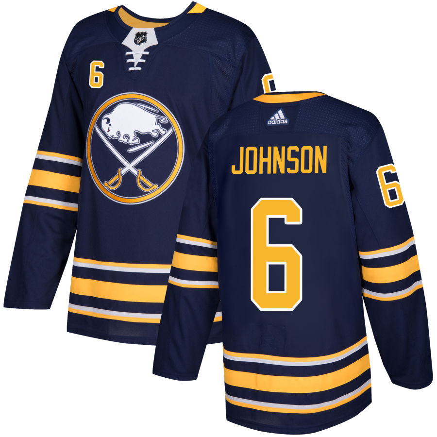 Erik Johnson Buffalo Sabres Authentic Jersey - Navy