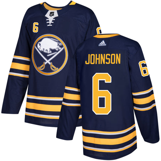 Erik Johnson Buffalo Sabres Authentic Jersey - Navy