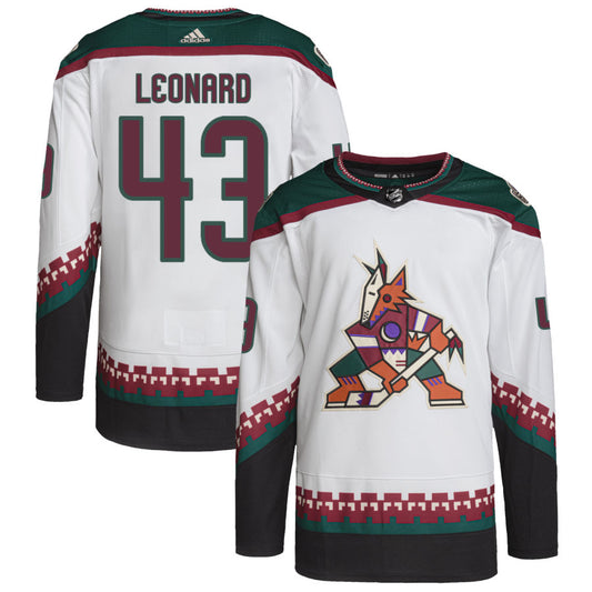John Leonard Arizona Coyotes Primegreen Authentic Pro Jersey - White
