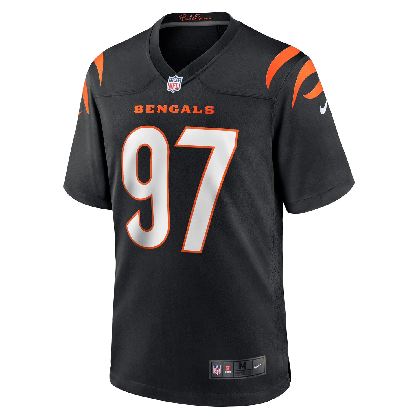 Jay Tufele Cincinnati Bengals Game Player Jersey - Black