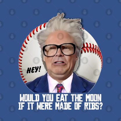 Harry Caray -- Would You Eat The Moon? Hoodie