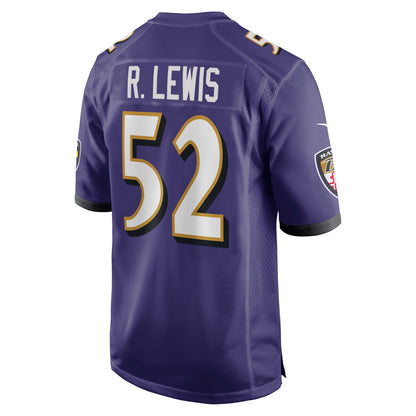 Ray Lewis Baltimore Ravens Retired Player Jersey - Purple