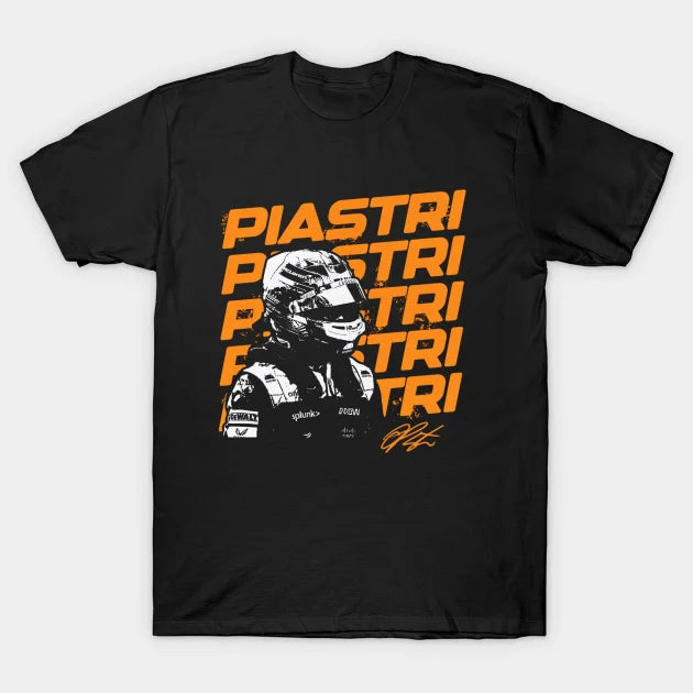 Oscar Piastri Name Reapeat T-Shirt