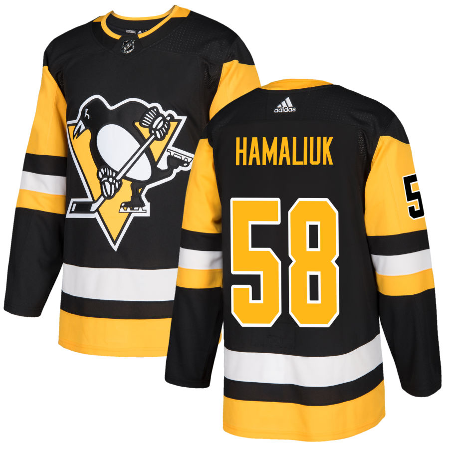 Dillon Hamaliuk Pittsburgh Penguins Authentic Jersey - Black