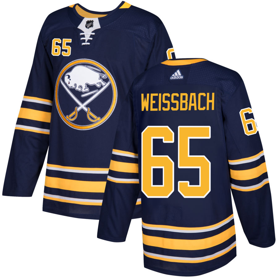 Linus Weissbach Buffalo Sabres Authentic Jersey - Navy