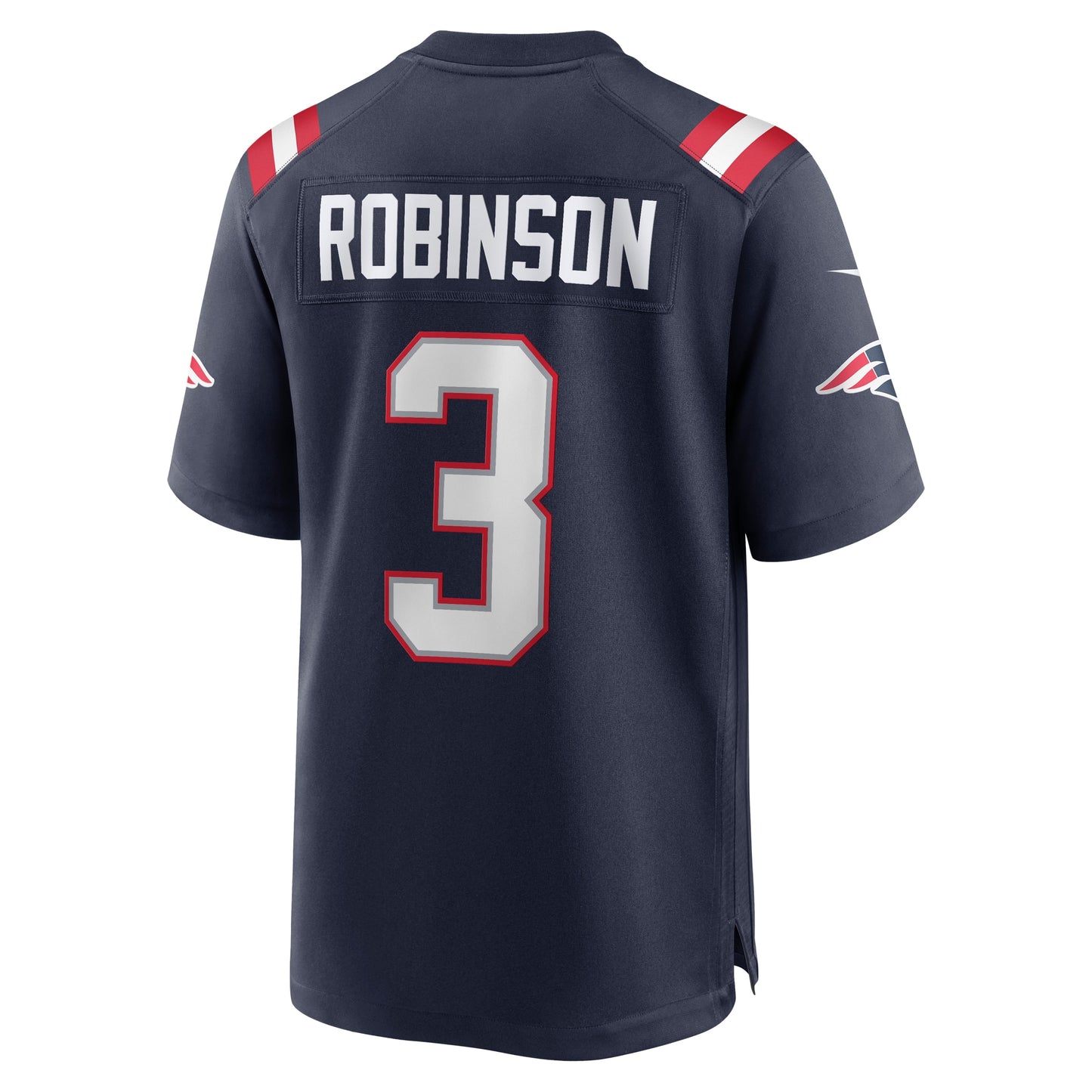 James Robinson New England Patriots Game Player Jersey - Navy