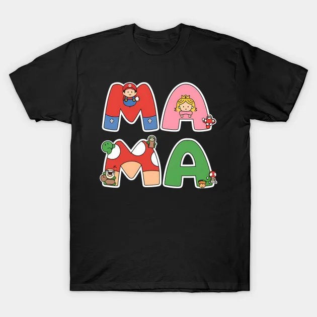 Funny Game Mama Boy Mom Mother'S Day T-Shirt