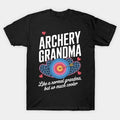 Cool Archery Grandma Of An Archer Grandmother T-Shirt