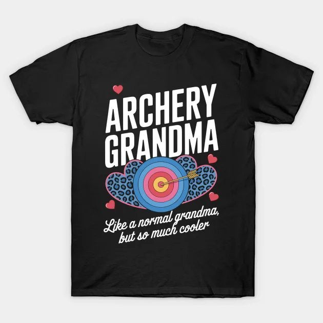 Cool Archery Grandma Of An Archer Grandmother T-Shirt