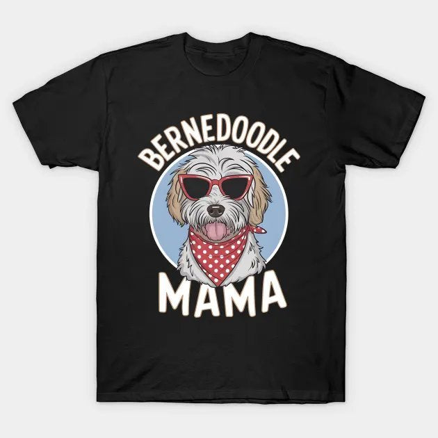 Bernedoodle Grandma Bernedoodle Dog Nana Mother'S Day T-Shirt