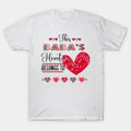 This Baba'S Heart Belongs To T-Shirt