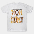 Happiness Is Being A Mon A Abuela Happy Mother T-Shirt