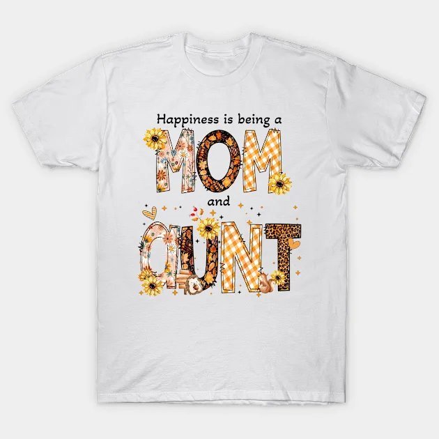 Happiness Is Being A Mon A Abuela Happy Mother T-Shirt