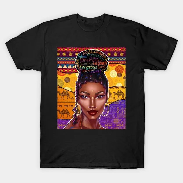 Best Faith Afro Black Woman Strong Black Girl Magic African American T-Shirt