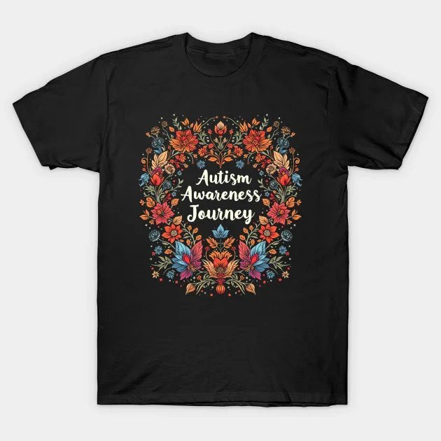 Autism Awareness Mom'S Journey T-Shirt T-Shirt