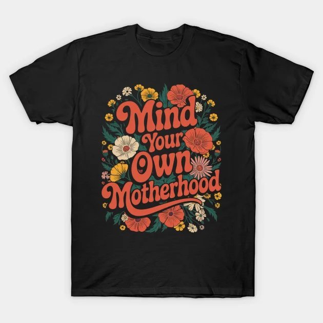 Retro Boho Floral Mother'S Day T-Shirt