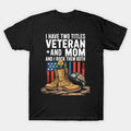 Veteran Army Women Grandma Mom Military Mother'S Day T-Shirt