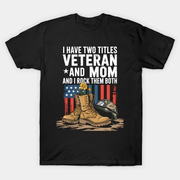 Veteran Army Women Grandma Mom Military Mother'S Day T-Shirt