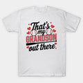 That'S My Grandson Out There Baseball Grandma Mother'S Day T-Shirt