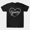 Funny Granny Heart For Grandma Mother Day T-Shirt