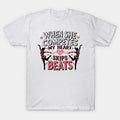 Vintage When She Competes My Heart Skips Beats Mother'S Day T-Shirt