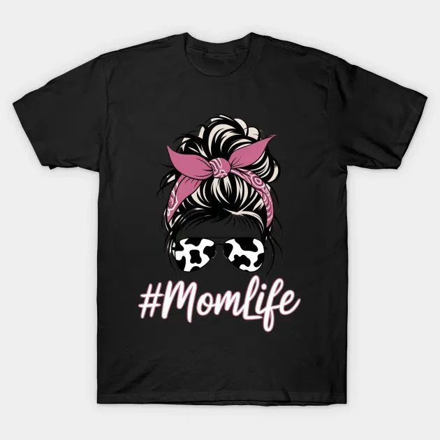 Women Mom-Life Farm Heifer Mama Mother Day T-Shirt