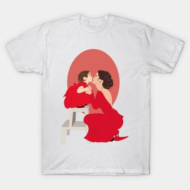 Mother'S Day Special Illustration (Khaki Web) T-Shirt