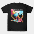 Baseball Mama Ice Cream Drip Baseball Mother'S Day Coquette T-Shirt