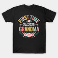 First Time Grandma Est 2025 Mother'S Day T-Shirt